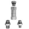 RACOR GIRATORIO INOX RECTO 1/4H 3/8M. REF:0081
