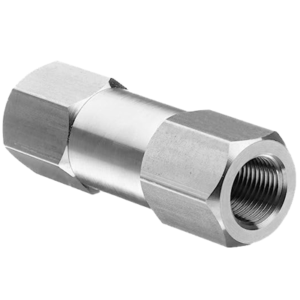 VALVULAS ANTI RETORNO ACERO Inox. ALTA PRESIÓN 1/2". REF: 0098
